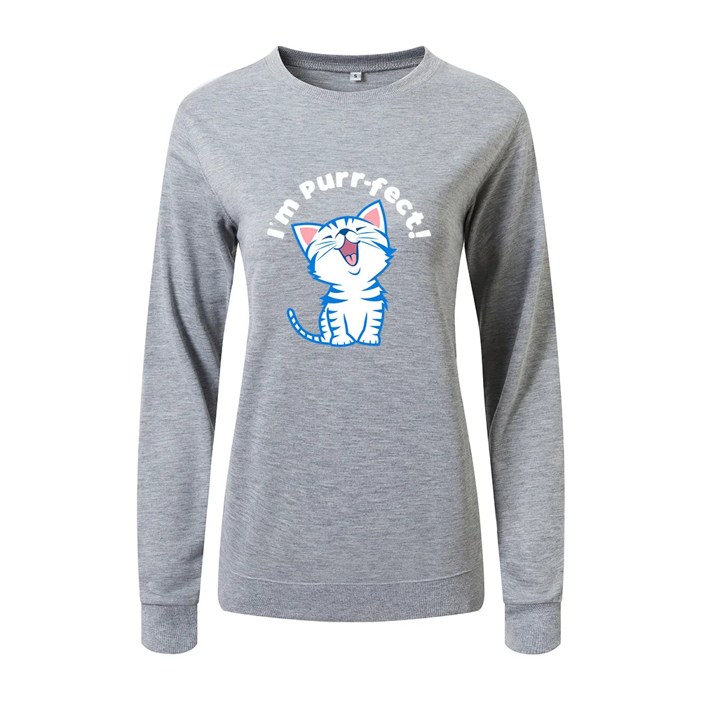 Women Hoodies Sweatshirts Tops Female Casual Pullovers Letter Cats Print Sweatshirt Spring Autumn Hoodie Pullover Streetwear
Women Hoodies Sweatshirts Tops Female Casual Pullovers Letter Cats Print Sweatshirt Spring Autumn Hoodie Pullover Streetwear