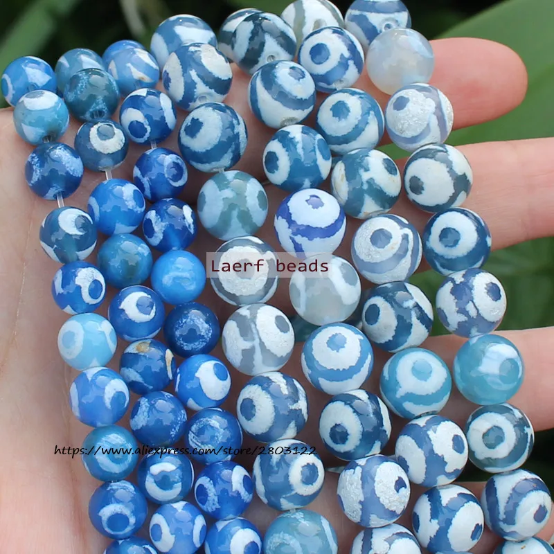 Natural Blue 3EYES Dzi Agate 6-10mm Round space beads, For DIY Necklace Bracelet Jewelry Making !
Natural Blue 3EYES Dzi Agate 6-10mm Round space beads, For DIY Necklace Bracelet Jewelry Making !