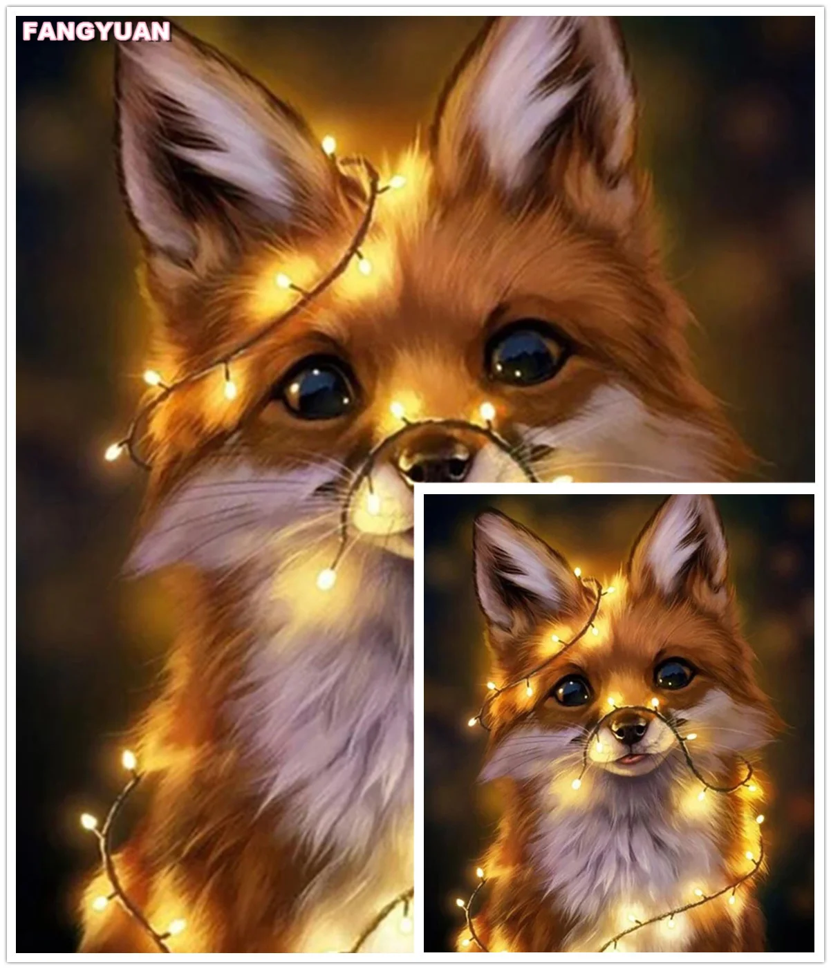 Full Drill 5D Diy Diamond Painting Fox Cartoon Starlight Diamond Embroidery Animals Diy Design Needlework Living Room Decor Gift
Full Drill 5D Diy Diamond Painting Fox Cartoon Starlight Diamond Embroidery Animals Diy Design Needlework Living Room Decor Gift