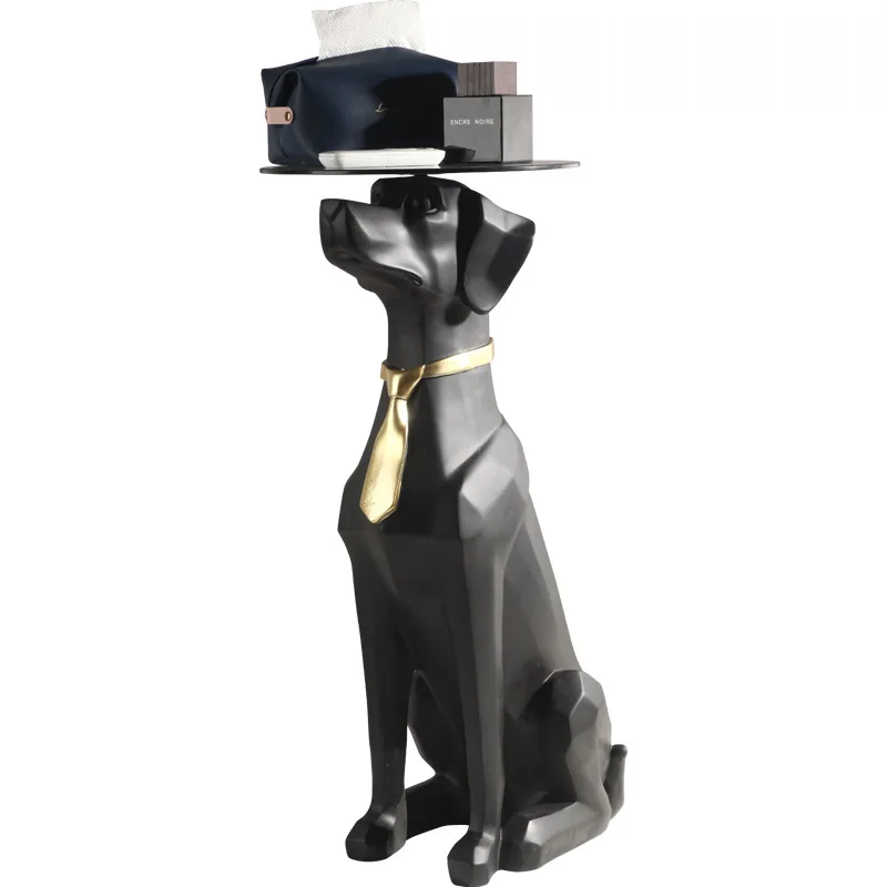 Nordic modern creative floor dog furnishing animals light luxury living room tea table model furniture soft decoration
Nordic modern creative floor dog furnishing animals light luxury living room tea table model furniture soft decoration