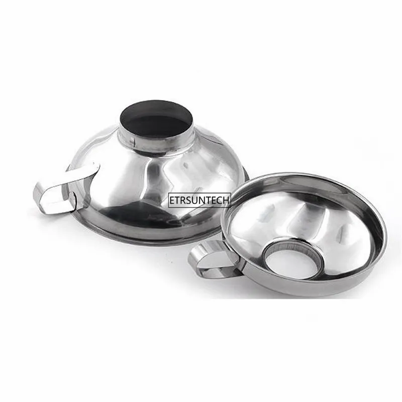 50PCS Canning Funnel Stainless Steel Wide Mouth Funnel Hopper Filter Leak Wide-mouth Can for Oil Wine Kitchen Cooking Tools
50PCS Canning Funnel Stainless Steel Wide Mouth Funnel Hopper Filter Leak Wide-mouth Can for Oil Wine Kitchen Cooking Tools