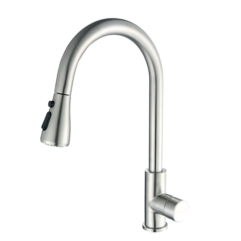 Intelligent touch sensing 304 stainless steel pull-out touch hot and cold faucet kitchen wash basin sink pull-out nozzle
Intelligent touch sensing 304 stainless steel pull-out touch hot and cold faucet kitchen wash basin sink pull-out nozzle