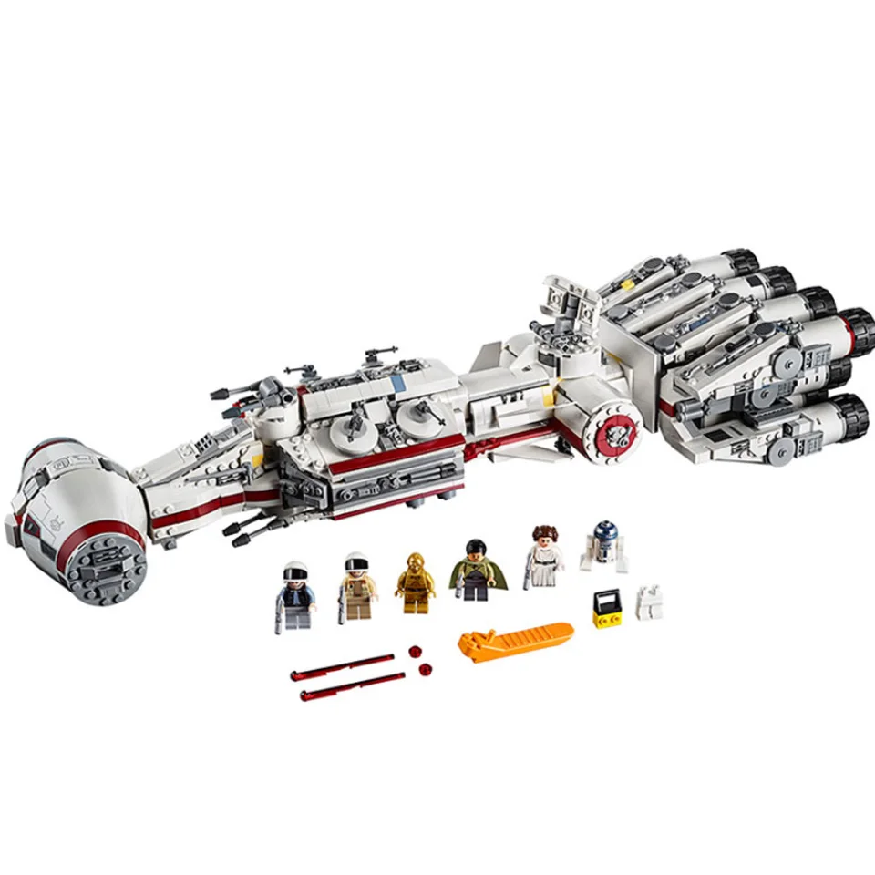 2020 New 05046 Star Lepiningblock Series Wars Tantive Iv Rebel Blockade Runner Building Blocks 75244 Bricks Toys for Children
2020 New 05046 Star Lepiningblock Series Wars Tantive Iv Rebel Blockade Runner Building Blocks 75244 Bricks Toys for Children