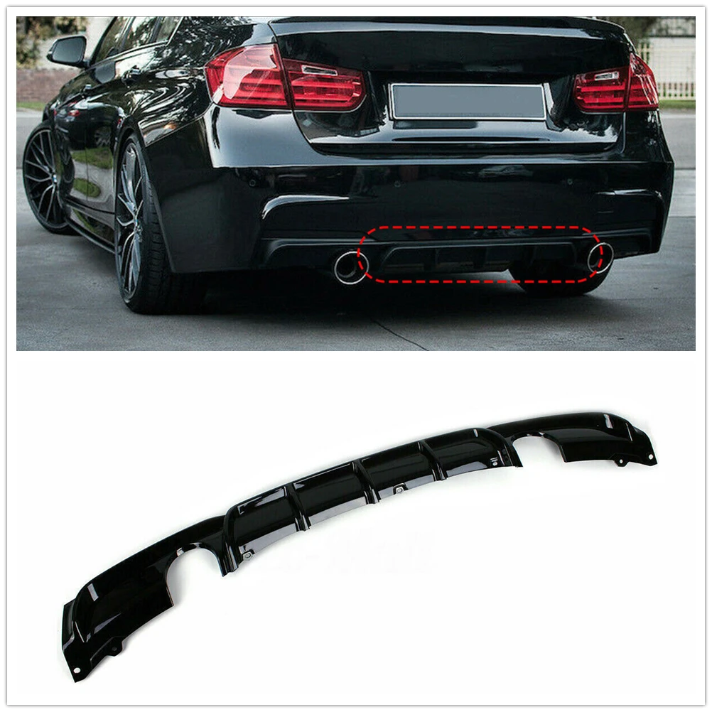 Rear Bumper Diffuser Lip For BMW F30 3 Series 320i 328i 335i 2012-2018 M Sport Glossy Black Exhaust Guard Spoiler Plate Splitter
Rear Bumper Diffuser Lip For BMW F30 3 Series 320i 328i 335i 2012-2018 M Sport Glossy Black Exhaust Guard Spoiler Plate Splitter