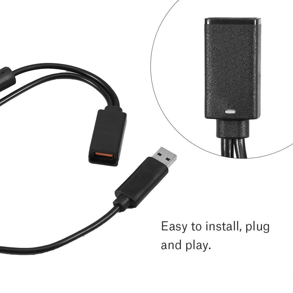 USB Power Supply Cable Adapter for Microsoft Xbox 360 Kinect Sensor Charger with US Plug
USB Power Supply Cable Adapter for Microsoft Xbox 360 Kinect Sensor Charger with US Plug