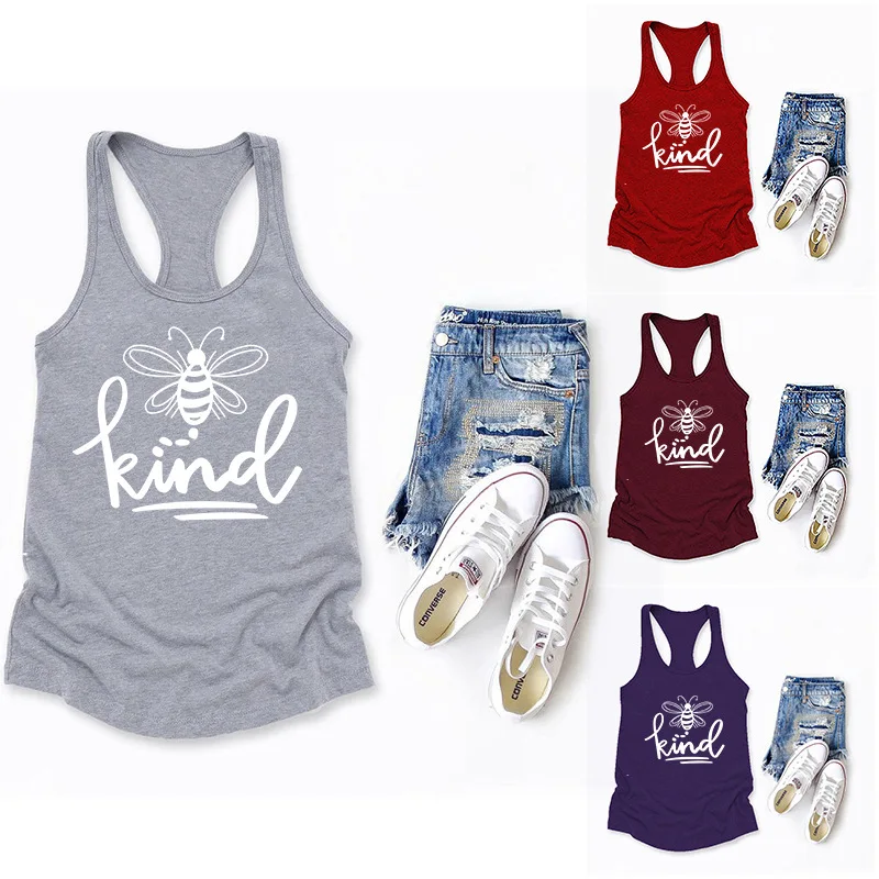 Bee King Printed Crop Top Women Sleeveless O Neck Tank Top Summer Ladies Casual Loose Vest Haut Femme Ropa Mujer
Bee King Printed Crop Top Women Sleeveless O Neck Tank Top Summer Ladies Casual Loose Vest Haut Femme Ropa Mujer