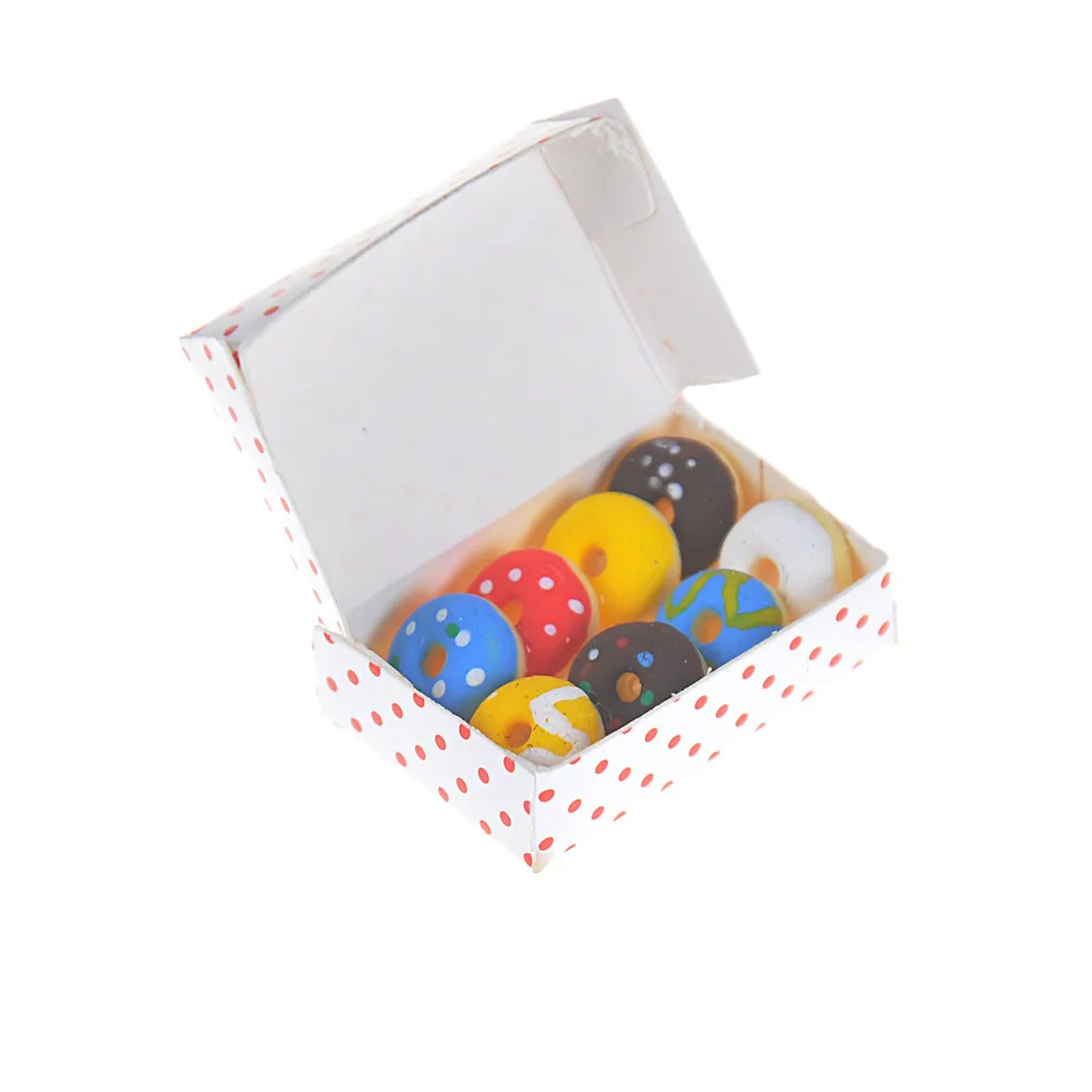 Lovely Simulation Doughnut Kitchen Food Fake Cakes Dollhouse Miniature 1/12 1 Box Food Play Doll Food For Doll Kitchen Toys
Lovely Simulation Doughnut Kitchen Food Fake Cakes Dollhouse Miniature 1/12 1 Box Food Play Doll Food For Doll Kitchen Toys
