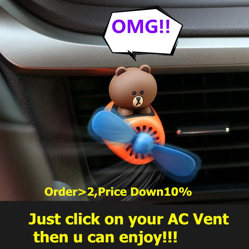Cute Bear AC Vent Clip Perfume Polar Bear Air Freshener Car Air Conditioner Fragrance Little Fan Diffuser Auto Interior Parfum
Cute Bear AC Vent Clip Perfume Polar Bear Air Freshener Car Air Conditioner Fragrance Little Fan Diffuser Auto Interior Parfum