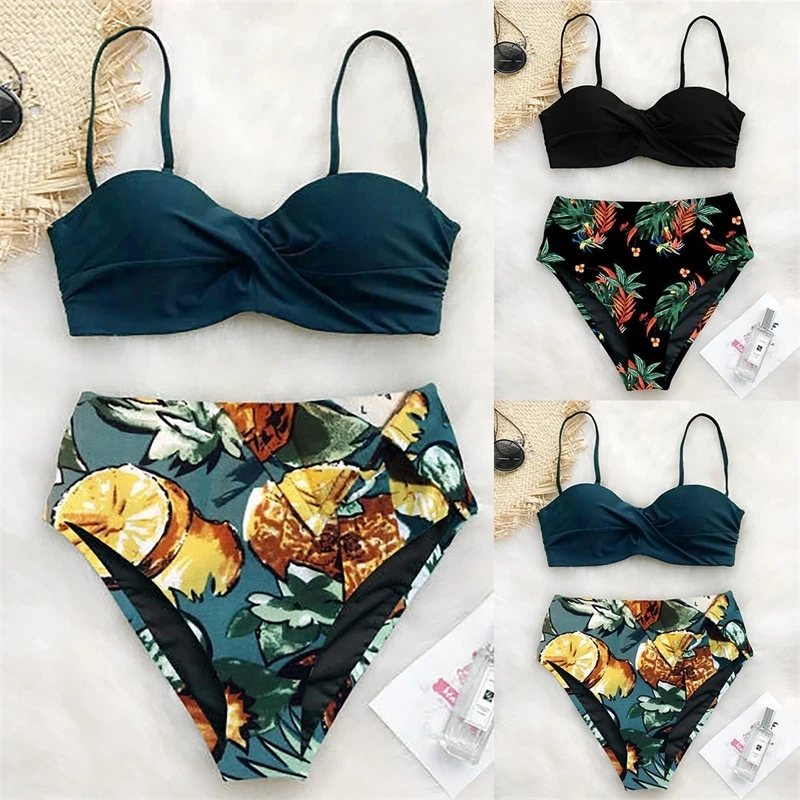 Women Summer Bikinis Fashion Print Sexy Bikini Push-Up Pad Swimwear Swimsuit Beachwear Set купальники женские 2021
Women Summer Bikinis Fashion Print Sexy Bikini Push-Up Pad Swimwear Swimsuit Beachwear Set купальники женские 2021