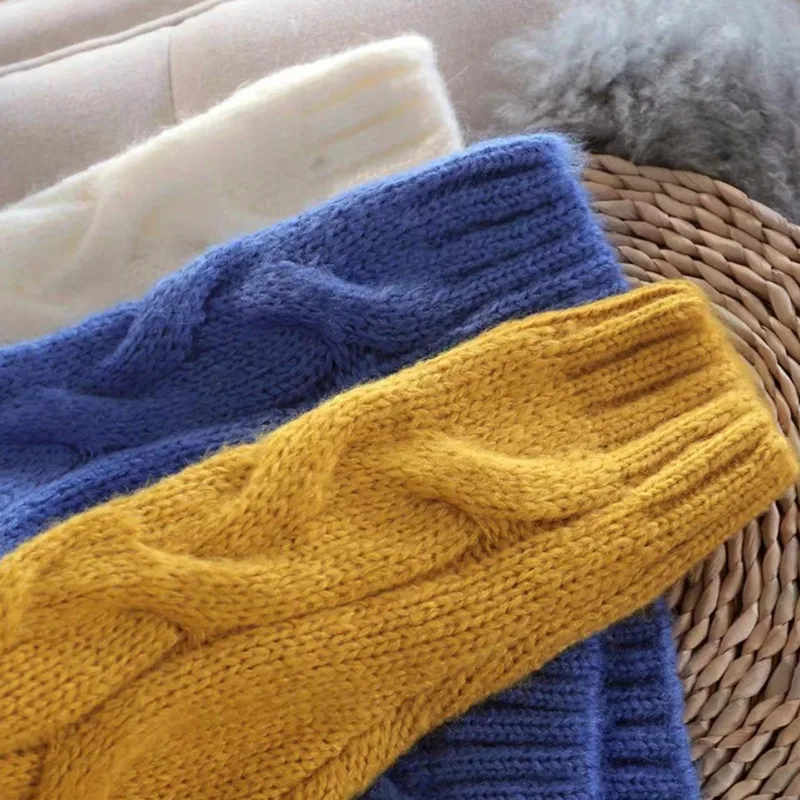 2021 Winter Clothes Women Pullovers Women Turtleneck Oversized Tops Women's Blouse Long Sleeve Korean Loose Knit Sweater Fashion
2021 Winter Clothes Women Pullovers Women Turtleneck Oversized Tops Women's Blouse Long Sleeve Korean Loose Knit Sweater Fashion