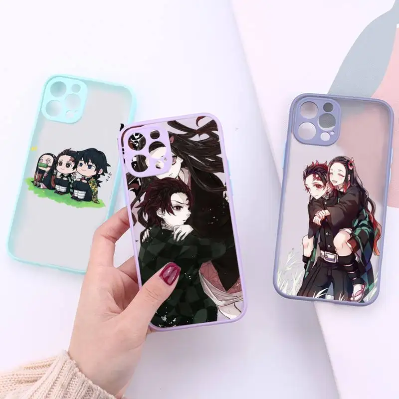 Demon Slayer 0356 Phone Case For iPhone 13 12 11 Mini Pro XR XS Max 7 8 Plus X Matte transparent Purple Back Cover
Demon Slayer 0356 Phone Case For iPhone 13 12 11 Mini Pro XR XS Max 7 8 Plus X Matte transparent Purple Back Cover