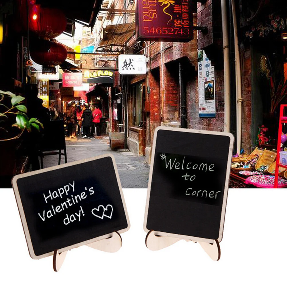 1PC Mini Wooden Message Blackboard Chalkboard with Stand Small Black Notice Board Wedding Home Office Decor Supplies
1PC Mini Wooden Message Blackboard Chalkboard with Stand Small Black Notice Board Wedding Home Office Decor Supplies