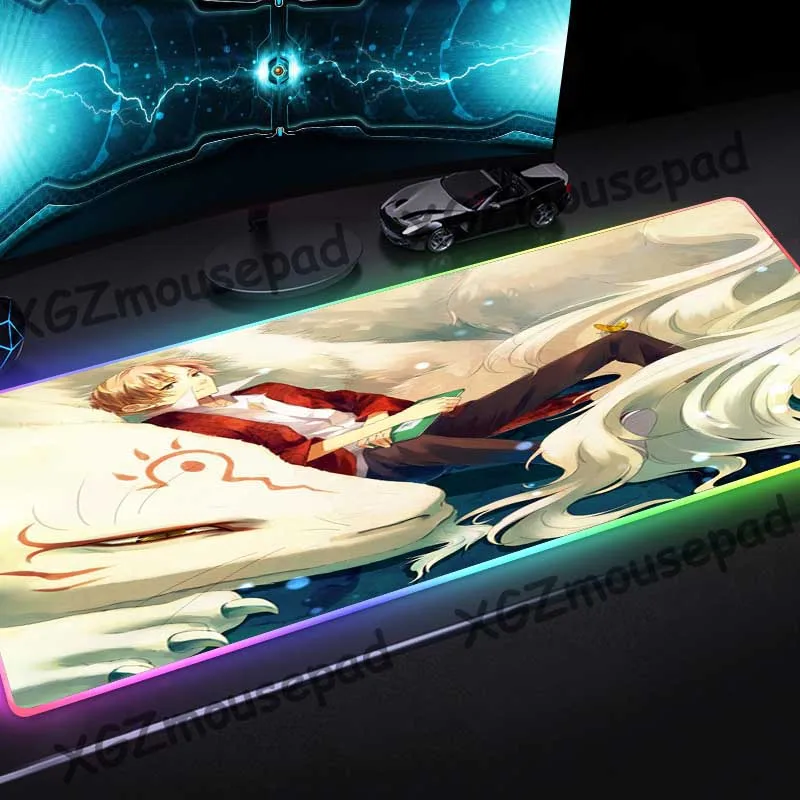 Большой коврик для мыши XGZ RGB с краями блокировки, популярный аниме демон лиса, индивидуальный компьютерный коврик для клавиатуры, резиновый... 
Большой коврик для мыши XGZ RGB с краями блокировки, популярный аниме демон лиса, индивидуальный компьютерный коврик для клавиатуры, резиновый...