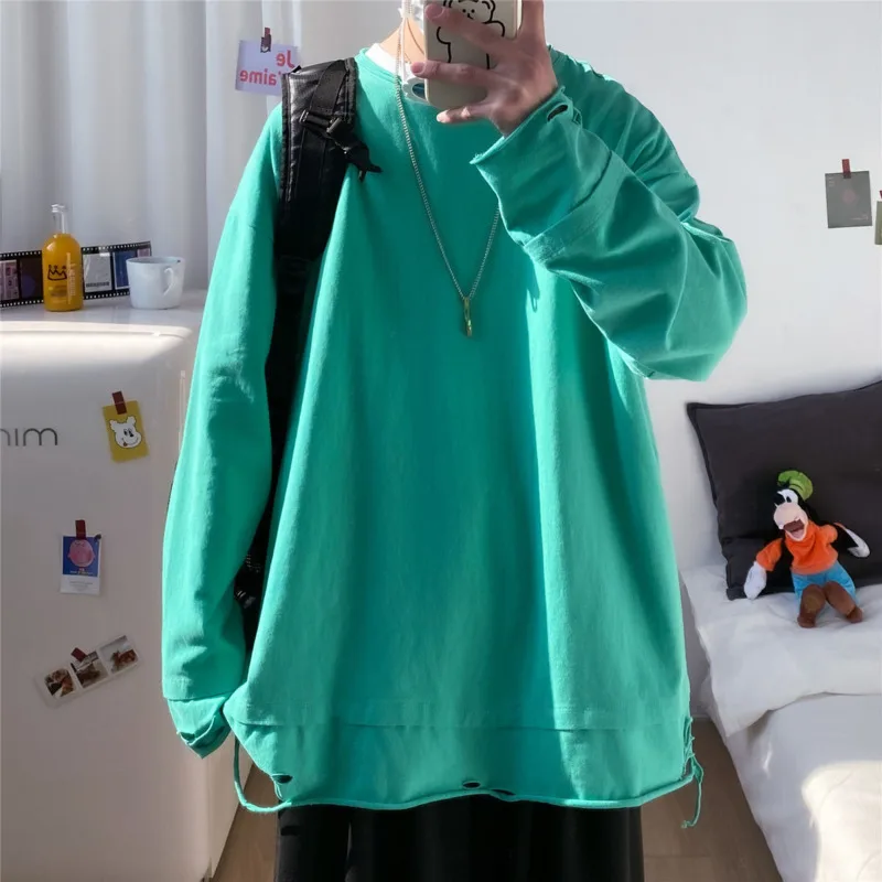 Spring Cotton Ripped Hoodie Men's Fashion Casual O-neck Sweatshirt Men Streetwear Korean Loose Hip-hop Pullover Hoodies Mens
Spring Cotton Ripped Hoodie Men's Fashion Casual O-neck Sweatshirt Men Streetwear Korean Loose Hip-hop Pullover Hoodies Mens