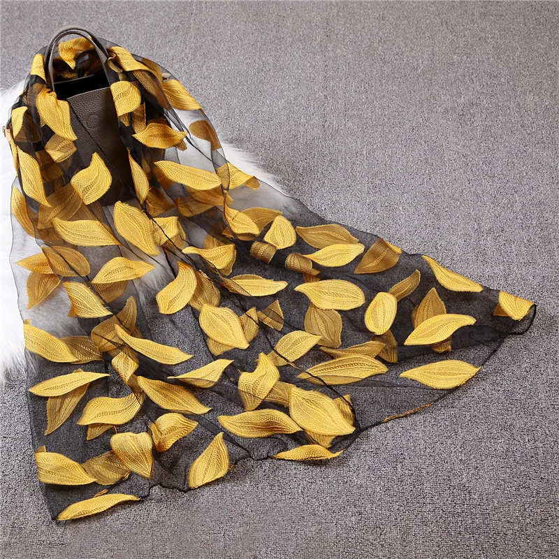 New Lace Embroidery Hollow Cut Flowers Leaves Women's Silk Scarf Long Fashion Summer High Quality Beach Shawl scarves stole
New Lace Embroidery Hollow Cut Flowers Leaves Women's Silk Scarf Long Fashion Summer High Quality Beach Shawl scarves stole