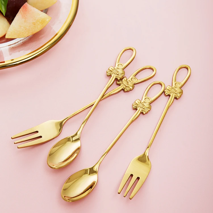 Cute European Cutlery Set Gold Cartoons Creativity Reusable Children Dining Set Stainless Steel Geschirr Eco Friendly ED50CS
Cute European Cutlery Set Gold Cartoons Creativity Reusable Children Dining Set Stainless Steel Geschirr Eco Friendly ED50CS