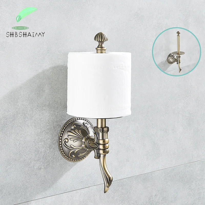 SHBSHAIMY Toilet Roll Holder Tube Wall Mounted Paper Holder Chinese Traditional Brass Vertical Toilet Paper Holder
SHBSHAIMY Toilet Roll Holder Tube Wall Mounted Paper Holder Chinese Traditional Brass Vertical Toilet Paper Holder