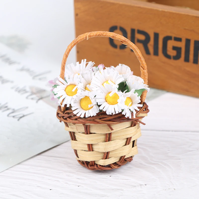 1 шт., декоративная корзина для цветов, аксессуары для кукольного домика 
1 шт., декоративная корзина для цветов, аксессуары для кукольного домика