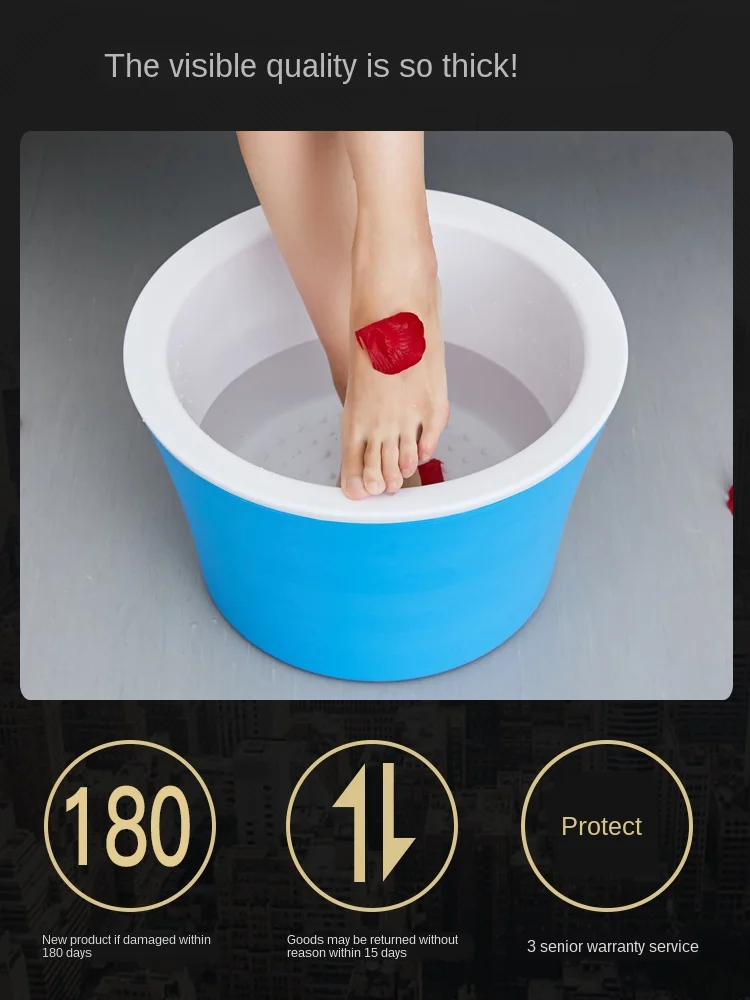 Foot bath barrel plastic foot bath thickening insulation foot bath over the calf temperature bath basin with massage home artifa
Foot bath barrel plastic foot bath thickening insulation foot bath over the calf temperature bath basin with massage home artifa