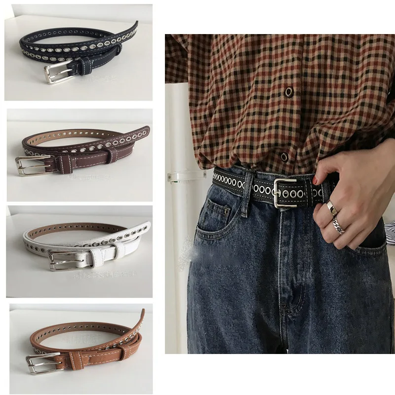 Korean Version Of Non-perforated Belts Women's Free Perforated Belts Versatile Fashion Hollow Decorative Trousers
Korean Version Of Non-perforated Belts Women's Free Perforated Belts Versatile Fashion Hollow Decorative Trousers