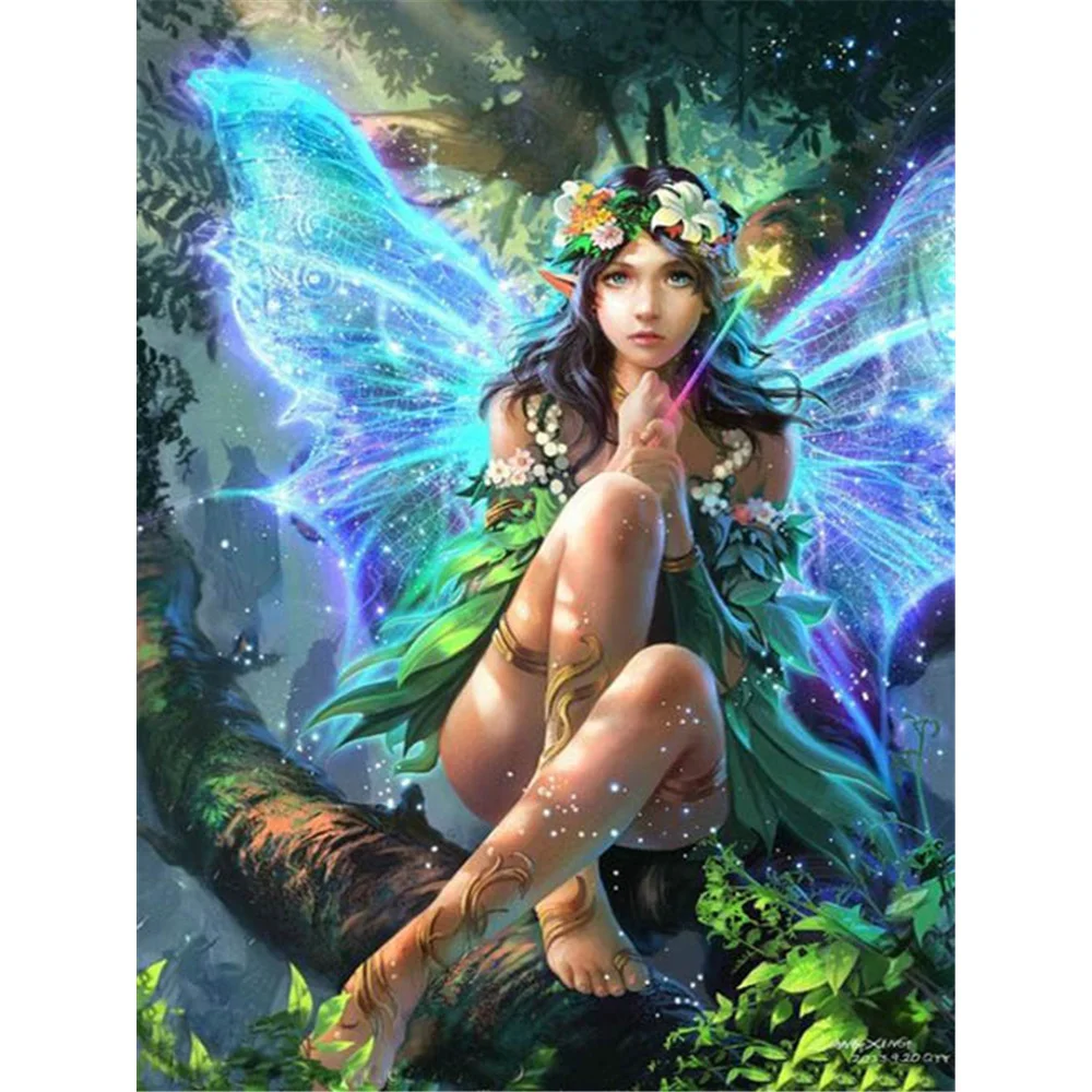 Angel Butterfly DIY 11CT Embroidery Cross Stitch Kits Craft Needlework Set Printed Canvas Cotton Thread Home Dropshipping 
Angel Butterfly DIY 11CT Embroidery Cross Stitch Kits Craft Needlework Set Printed Canvas Cotton Thread Home Dropshipping