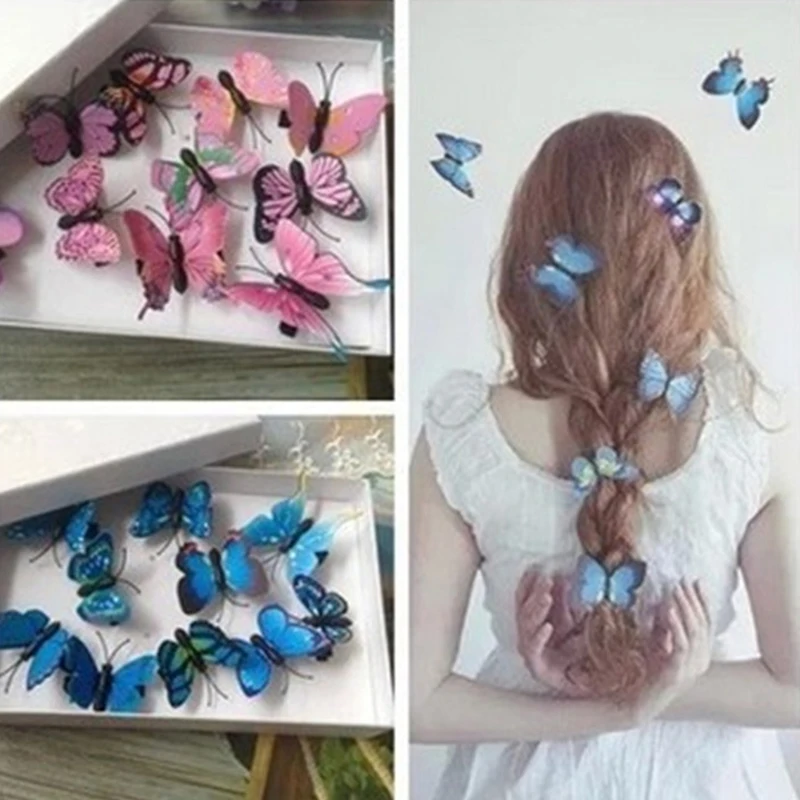 5Pcs/set Mixed Butterfly Hair Clip Women's Wedding Headwear Set Girl's Butterfly Headdress Ladies Small Hairpin Hair Accessories
5Pcs/set Mixed Butterfly Hair Clip Women's Wedding Headwear Set Girl's Butterfly Headdress Ladies Small Hairpin Hair Accessories