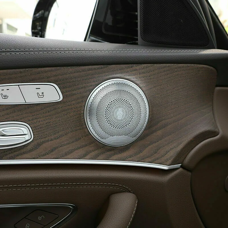 4 PCS Chrome Car Door Speaker Cover Trim Frame for Benz C E Class W205 W213 GLC200 2015-2018 Car Accessories Interior
4 PCS Chrome Car Door Speaker Cover Trim Frame for Benz C E Class W205 W213 GLC200 2015-2018 Car Accessories Interior