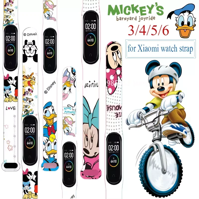 Disney Mickey Minnie Anime Cartoon Graffiti Silicone Mi Band Replacement Mi Band 3/4/5/6 Wristband
Disney Mickey Minnie Anime Cartoon Graffiti Silicone Mi Band Replacement Mi Band 3/4/5/6 Wristband