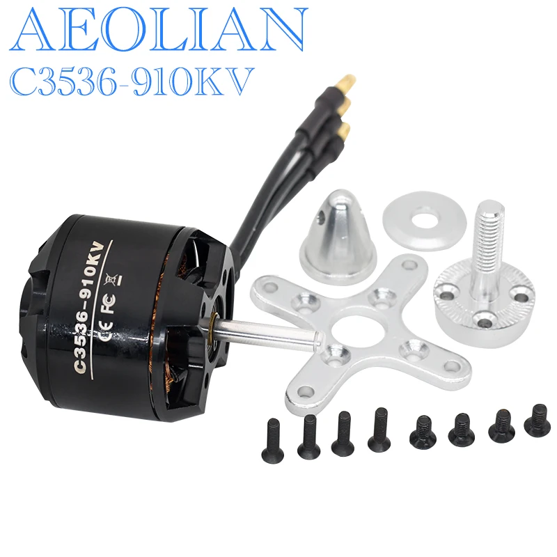 Aeolian motor 3536kv910 with 4mm shaft 2.5kg Thrust FPV multicopter airplane motor
Aeolian motor 3536kv910 with 4mm shaft 2.5kg Thrust FPV multicopter airplane motor
