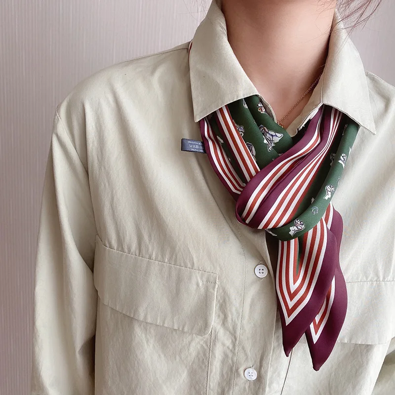 Silk Scarf Women Shawls Wraps Fashion Small Hair Neck Hijabs Foulard Scarves Female Lady bufanda seda mujer echarpe ete soie
Silk Scarf Women Shawls Wraps Fashion Small Hair Neck Hijabs Foulard Scarves Female Lady bufanda seda mujer echarpe ete soie