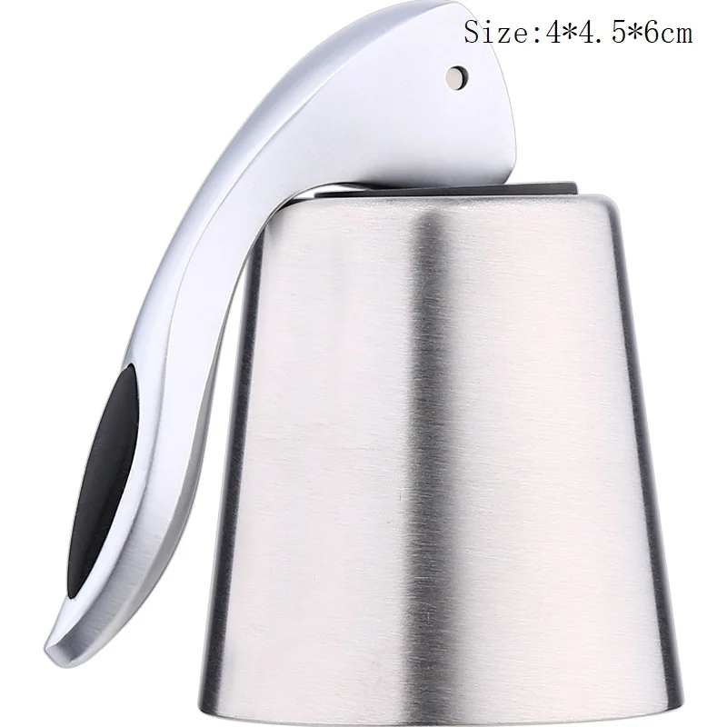 Stainless Steel Bottle Opener Red Wine Beer Automatic Openers 304 Steel Thickened Sealed Freshness Household Bottle Stopper
Stainless Steel Bottle Opener Red Wine Beer Automatic Openers 304 Steel Thickened Sealed Freshness Household Bottle Stopper
