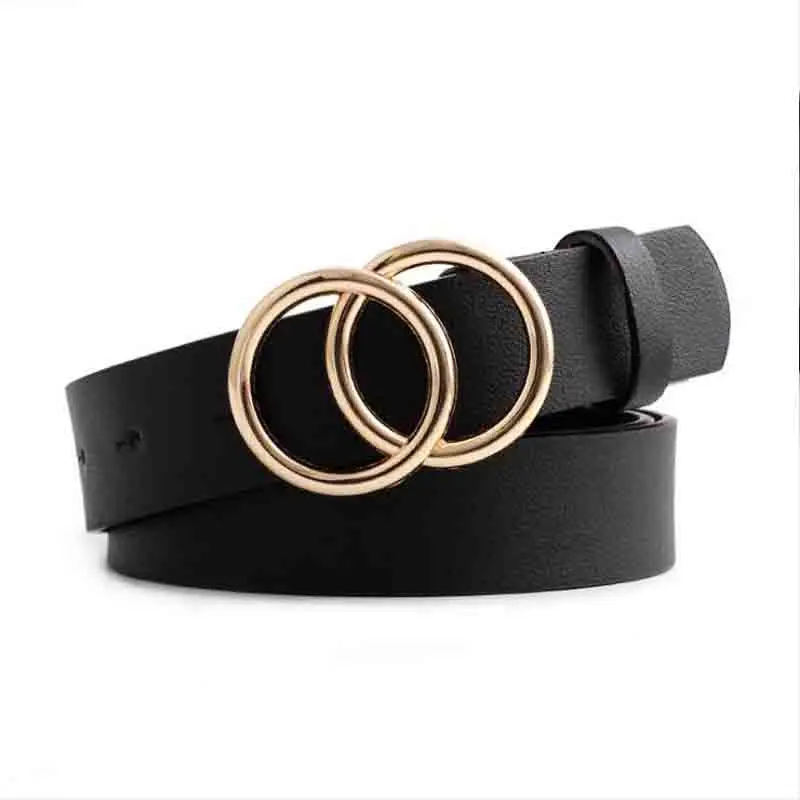 Double Ring Women Belt Fashion Waist Belt PU Leather Metal Buckle Heart Pin Belts For Ladies Leisure Dress Jeans Wild Waistband
Double Ring Women Belt Fashion Waist Belt PU Leather Metal Buckle Heart Pin Belts For Ladies Leisure Dress Jeans Wild Waistband