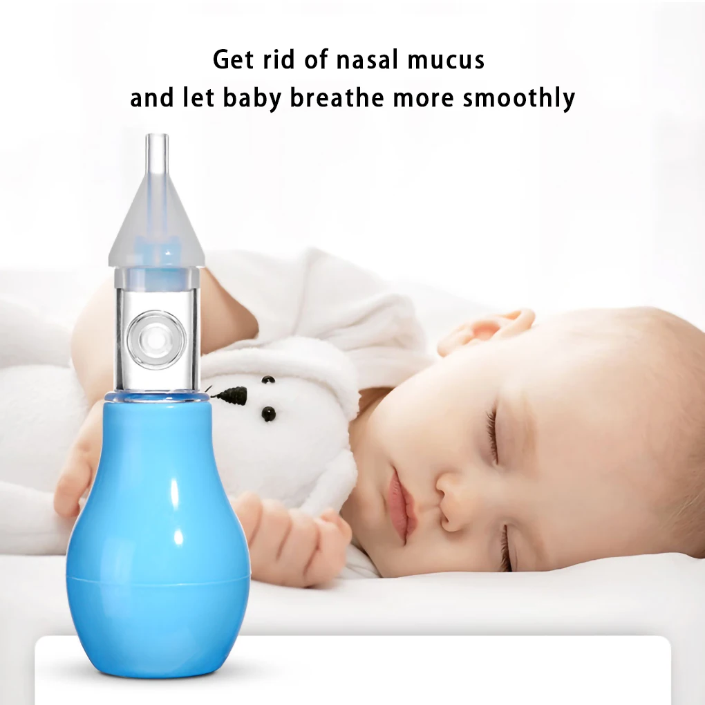High Quality 1PC Baby Nose Cleaner Anti-backflow Silicone Nasal Vacuum Cleaner Manual Nasal Aspirator
High Quality 1PC Baby Nose Cleaner Anti-backflow Silicone Nasal Vacuum Cleaner Manual Nasal Aspirator