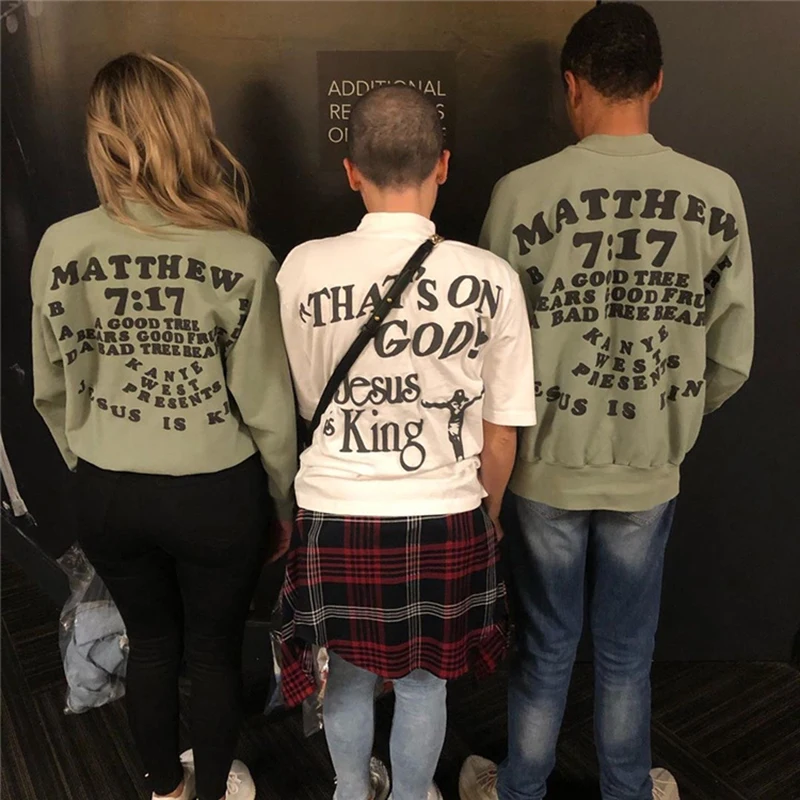 20SS Kanye West Jesus Is King T-shirt Men Women Couples Tees 3D Foam Oversized 100% Cotton T Shirt Men
20SS Kanye West Jesus Is King T-shirt Men Women Couples Tees 3D Foam Oversized 100% Cotton T Shirt Men