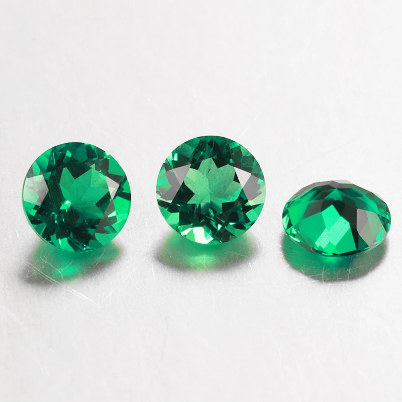 Starszuan green 7mm good quality loose emerald gem hydrothermal emerald stone best price for fashion jewelry setting
Starszuan green 7mm good quality loose emerald gem hydrothermal emerald stone best price for fashion jewelry setting