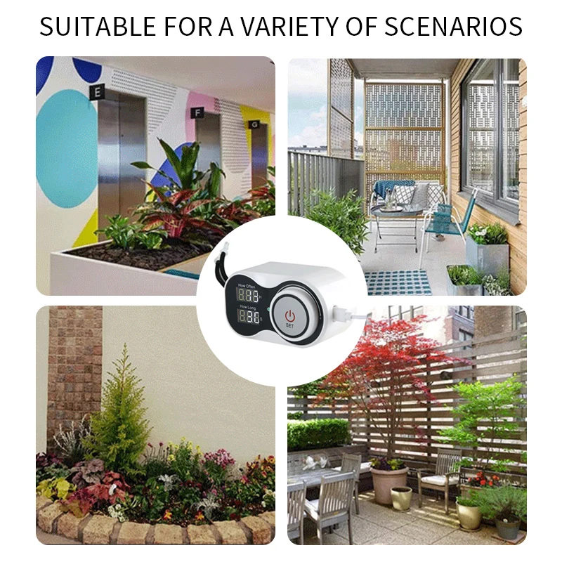 Hot Sale Intelligent Drip Irrigation System Set Water Pump Automatic Watering Device Timer Garden Self-Watering Kit for Potted
Hot Sale Intelligent Drip Irrigation System Set Water Pump Automatic Watering Device Timer Garden Self-Watering Kit for Potted