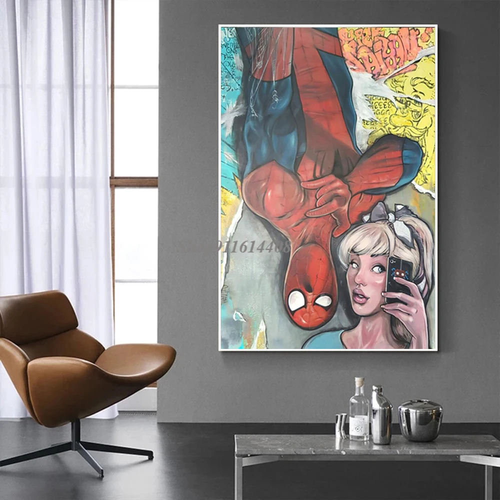 Картина на холсте из фильма Marvel, Мстители, супергерой, Человек-паук, девушка, искусство на стену, картина для гостиной, домашний декор
Картина на холсте из фильма Marvel, Мстители, супергерой, Человек-паук, девушка, искусство на стену, картина для гостиной, домашний декор