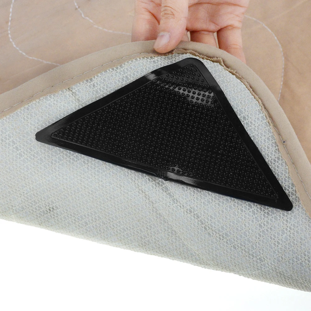 4pcs/lot Non-Slip Rug Carpet Mat Grippers Anti Skid Corners Pad Silicone Grip for Bathroom Kitchen Living Room 
4pcs/lot Non-Slip Rug Carpet Mat Grippers Anti Skid Corners Pad Silicone Grip for Bathroom Kitchen Living Room
