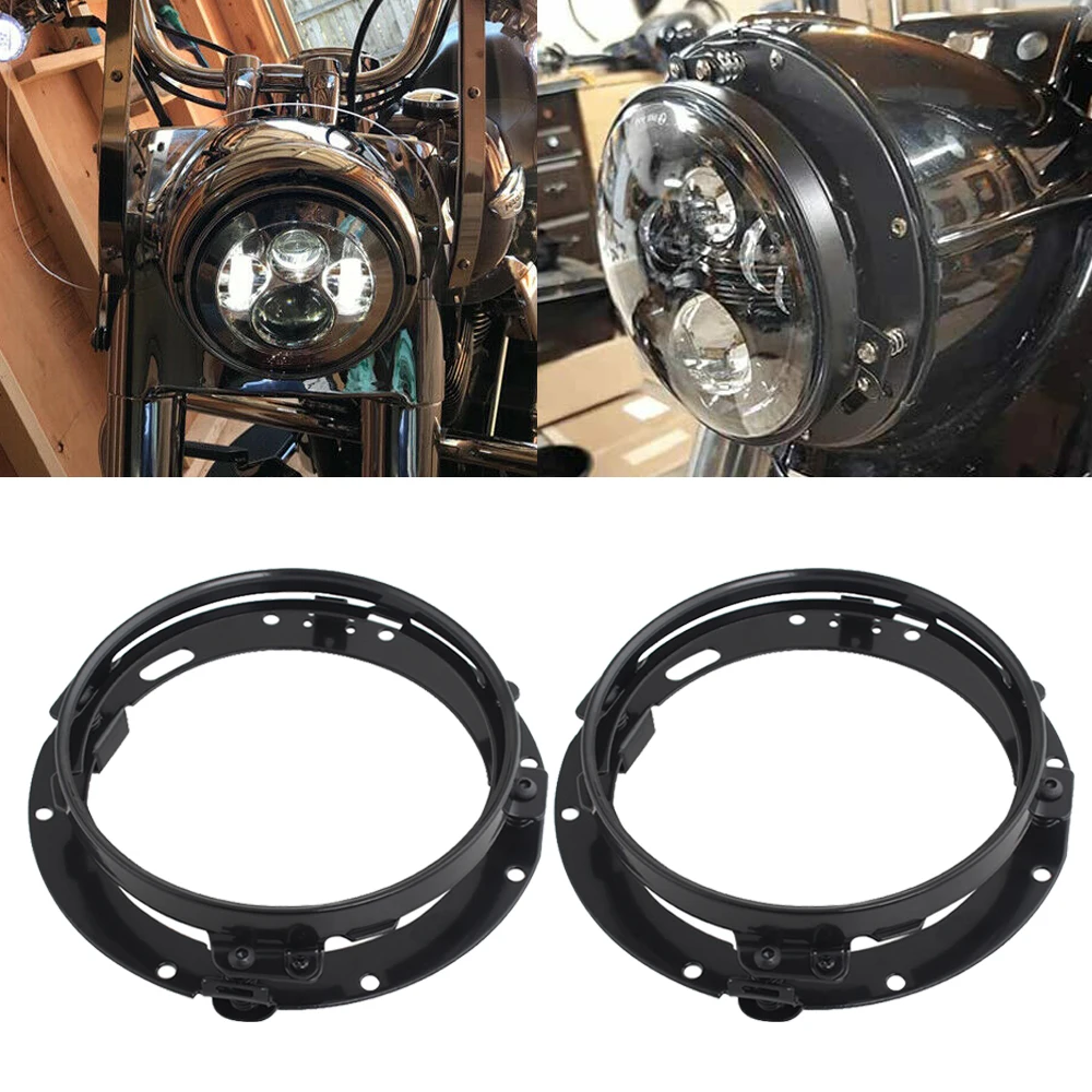 Монтажное кольцо для светодиодных фар, адаптер 7 дюймов для Harley 94-13 Touring Road King Electra Heritage Softail, аксессуары для мотоциклов
Монтажное кольцо для светодиодных фар, адаптер 7 дюймов для Harley 94-13 Touring Road King Electra Heritage Softail, аксессуары для мотоциклов
