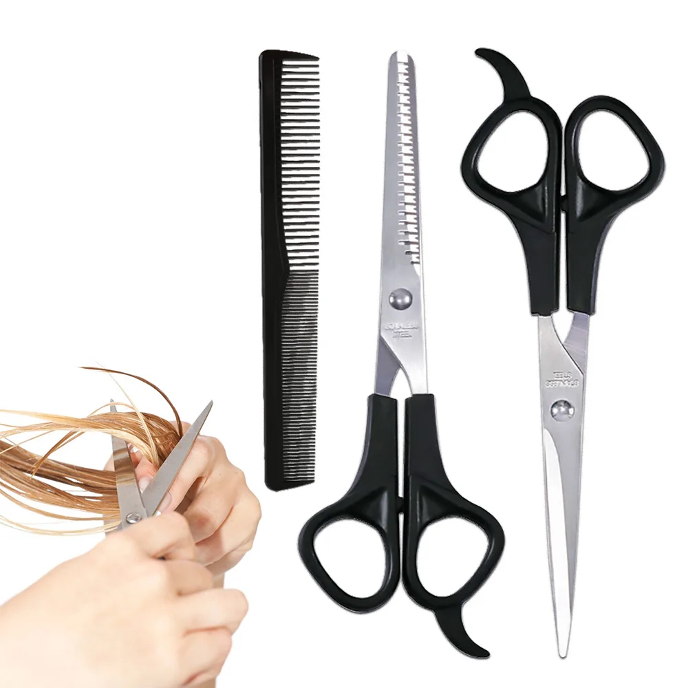 3 Pcs Hair Scissors Cutting Shears Salon Professional Barber Hair Cutting Thinning Hairdressing Styling Tool Hairdressing Comb
3 Pcs Hair Scissors Cutting Shears Salon Professional Barber Hair Cutting Thinning Hairdressing Styling Tool Hairdressing Comb