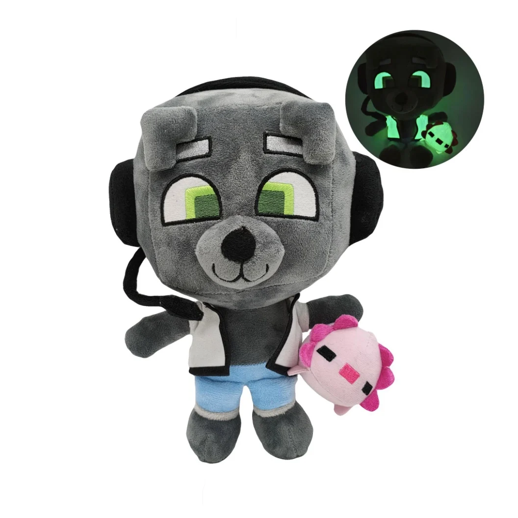 Kawaii Bobicraft peluche Plush Toy Bobicraft gitd wolf plush Doll Figure Plush Toy Soft Stuffed Animal Birthday Gift for Kids
Kawaii Bobicraft peluche Plush Toy Bobicraft gitd wolf plush Doll Figure Plush Toy Soft Stuffed Animal Birthday Gift for Kids