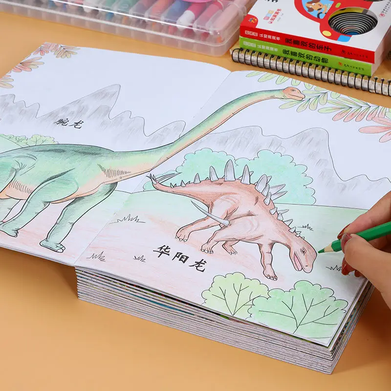 6 Books/Set of Coloring Book for Adults and Children Dinosaurs Coloring Book for Young Children To Relieve Stress and Kill Time
6 Books/Set of Coloring Book for Adults and Children Dinosaurs Coloring Book for Young Children To Relieve Stress and Kill Time