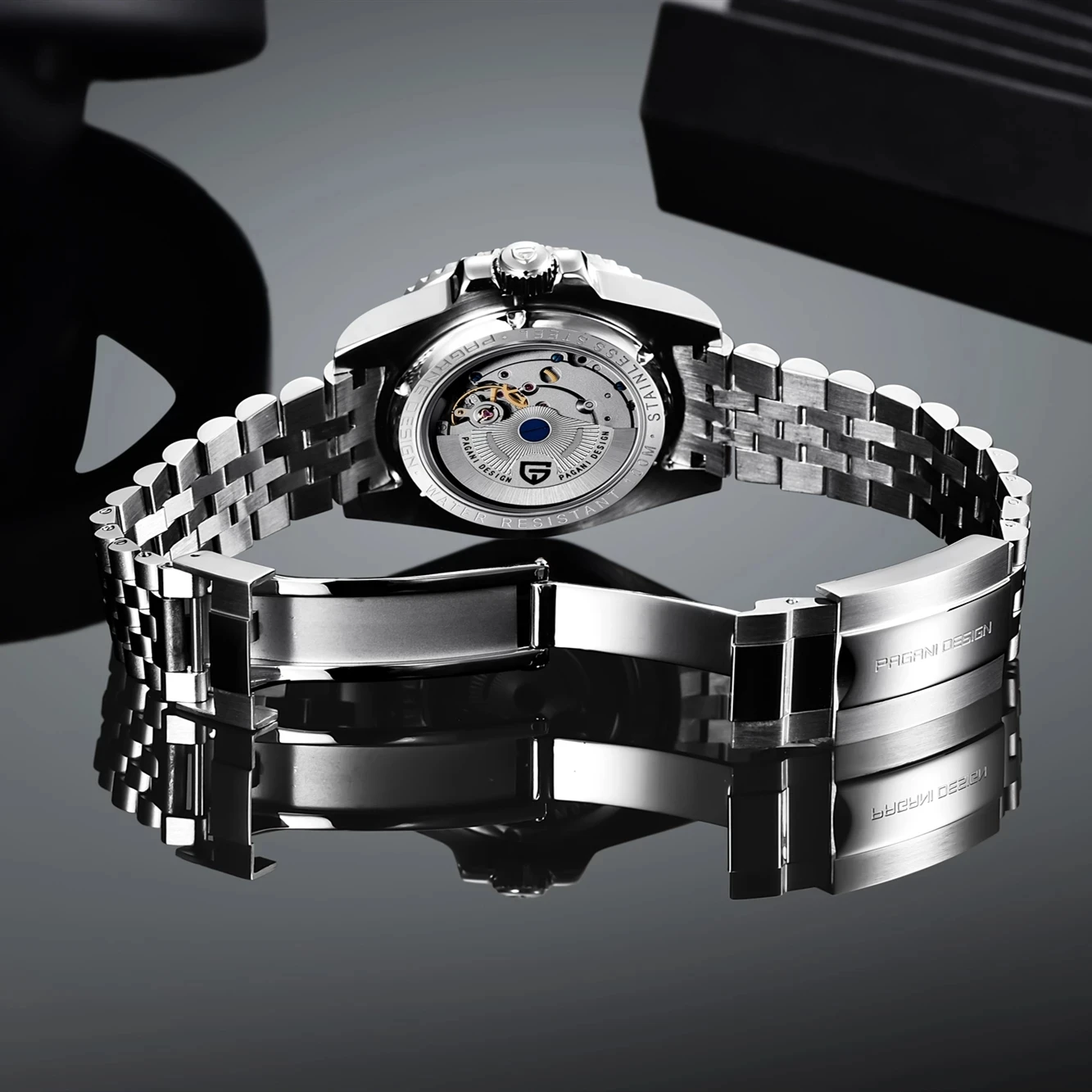 New PAGANI DESIGN Top Brand Mens Mechanical Watches GMT Clock Luxury Sapphire Glass Stainless Steel Waterproof Automatic Watch
New PAGANI DESIGN Top Brand Mens Mechanical Watches GMT Clock Luxury Sapphire Glass Stainless Steel Waterproof Automatic Watch