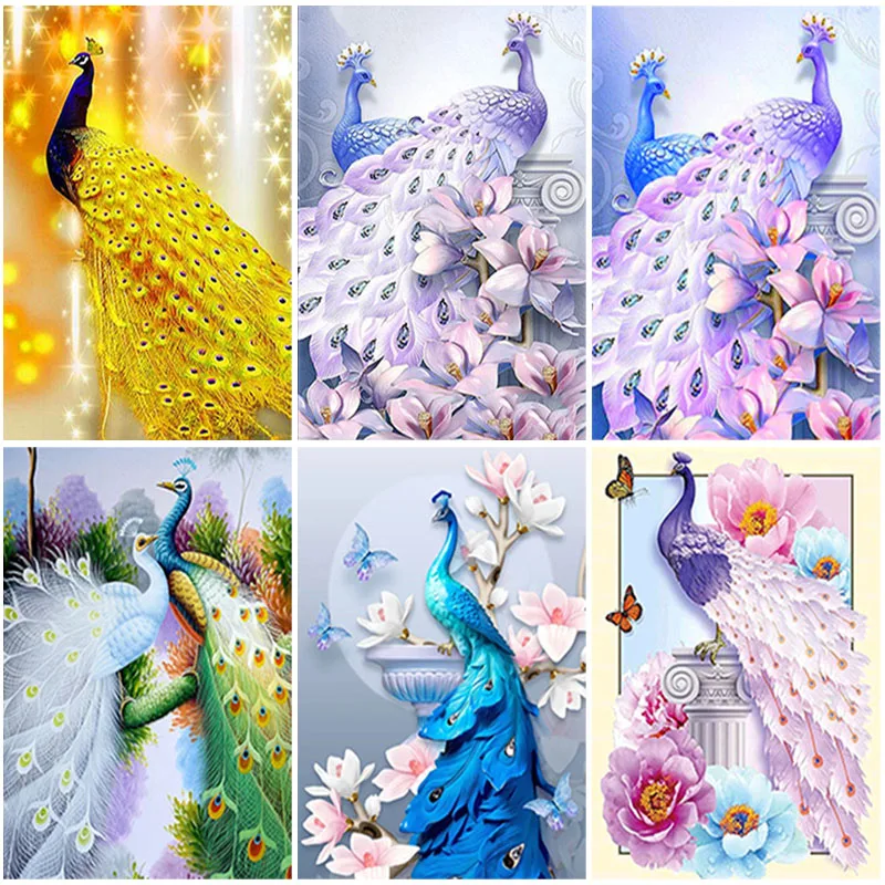 DIY Peacock 5D Diamond Painting Full Square Drill Resin Animal Birds Diamond Embroidery Cross Stitch Kits Wall Art Home Decor
DIY Peacock 5D Diamond Painting Full Square Drill Resin Animal Birds Diamond Embroidery Cross Stitch Kits Wall Art Home Decor