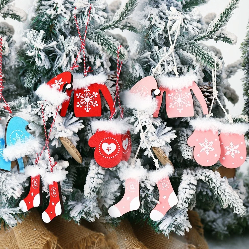 Christmas Decorations, A Set of 6 Wooden 8cm Mini Suit Gloves, Socks, Clothes Gift Box, Christmas Tree Props Hanging Ornaments
Christmas Decorations, A Set of 6 Wooden 8cm Mini Suit Gloves, Socks, Clothes Gift Box, Christmas Tree Props Hanging Ornaments