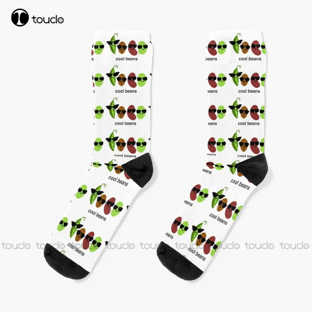 

New Cool Beans - Beans Wearing Sunglasses Socks American Flag Socks Men Personalized Custom Unisex Adult Socks Teen Socks
