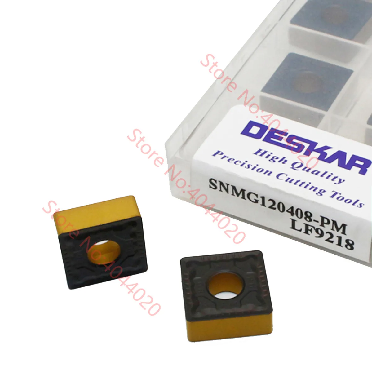 

DESKAR SNMG120404-TM/SNMG120408-TM/SNMG120404-PM/SNMG120408-PM/SNMG120408L-S/SNMG120408R-S LF9218 CARBIDE INSERT 10PCS/BOX