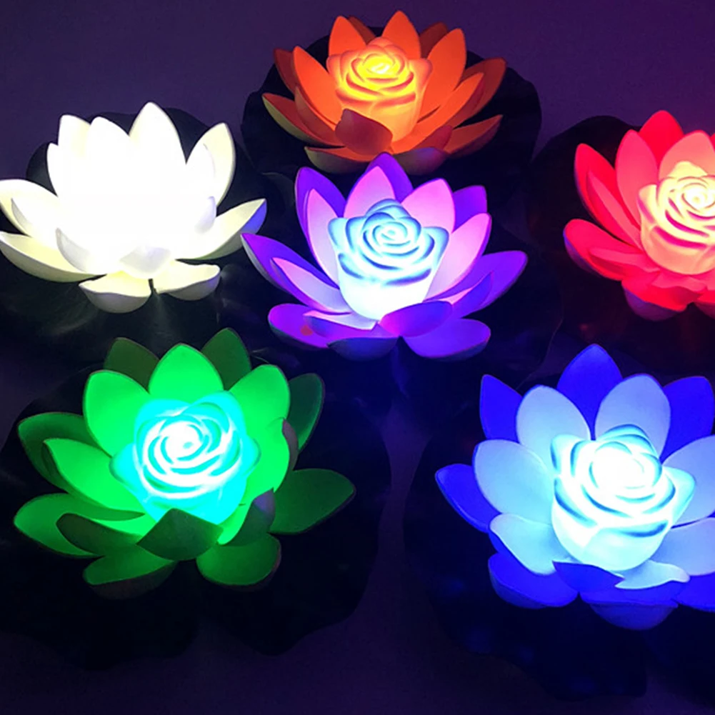 Led Flower Light Floating Fountain Pond Garden Pool Night Lamp Buddhism Blessing Wishing Lamp Landscape Garden Decoration
Led Flower Light Floating Fountain Pond Garden Pool Night Lamp Buddhism Blessing Wishing Lamp Landscape Garden Decoration