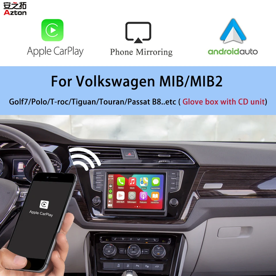 Автомобильное радио AZTON Apple Carplay Android Auto для VW Golf7 Polo T-Roc T-cross Tiguan Passat B8 MIB/MIB2 интерфейс резервной камеры
Автомобильное радио AZTON Apple Carplay Android Auto для VW Golf7 Polo T-Roc T-cross Tiguan Passat B8 MIB/MIB2 интерфейс резервной камеры