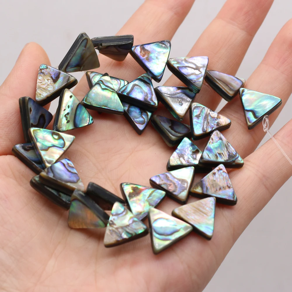 Natural Abalone Shell Triangle Mother of Pearl Shell Exquisite DIY Jewelry Making Elegant Necklace Bracelet 2pcs Women Men
Natural Abalone Shell Triangle Mother of Pearl Shell Exquisite DIY Jewelry Making Elegant Necklace Bracelet 2pcs Women Men